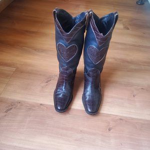 Brighton Cowboy Boots Size 9